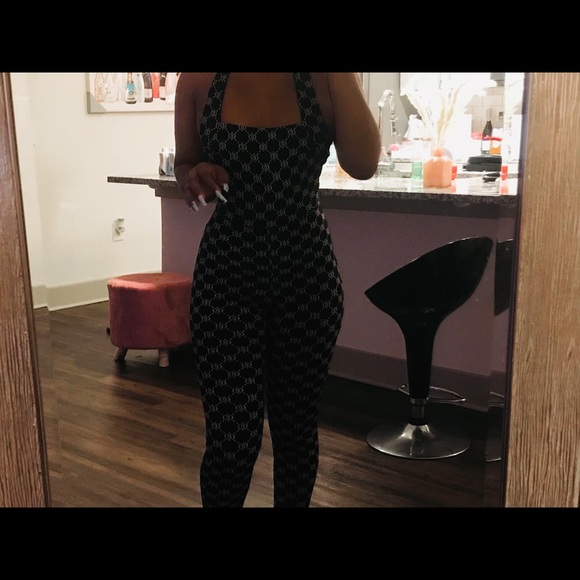 Monogram B/W Bodysuit - Picture 2 of 3